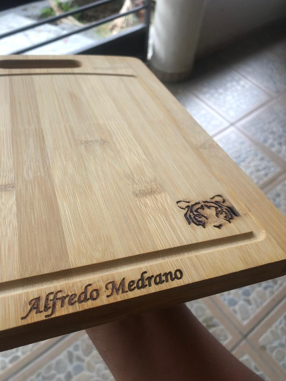 Tabla de Bambú Personalizada para Cocina